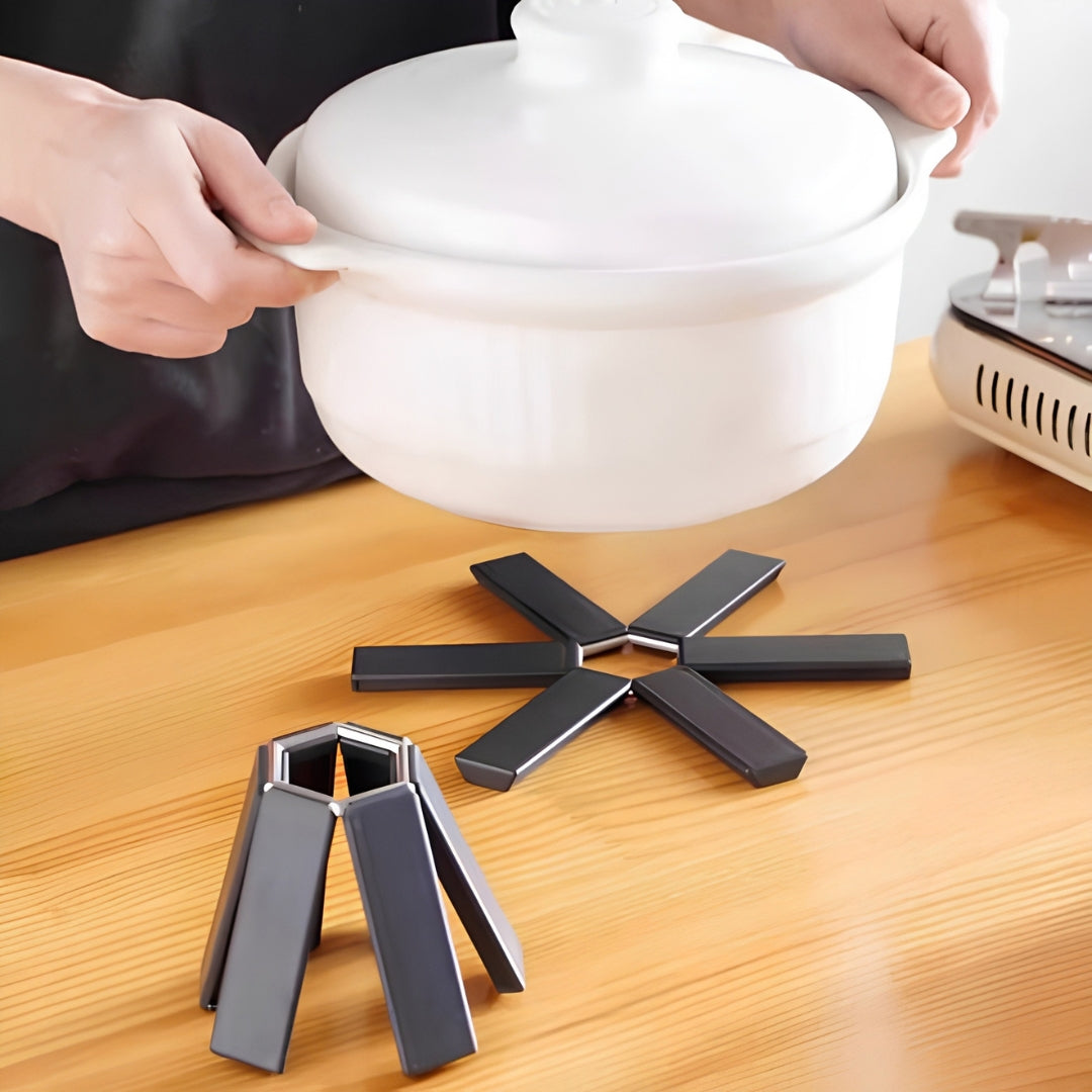 Foldable Heat-Resistant Trivet Mat