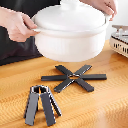 Foldable Heat-Resistant Trivet Mat