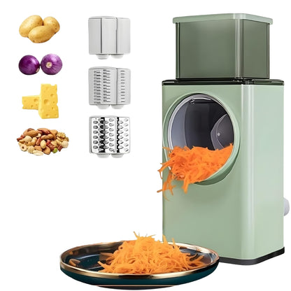 Rotary Drum Vegetable Chopper & Grater