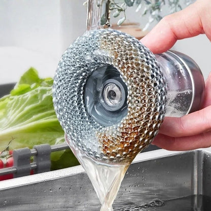 2 in 1 Liquid Soap Dispensing Palm Brush (Pack of 2)