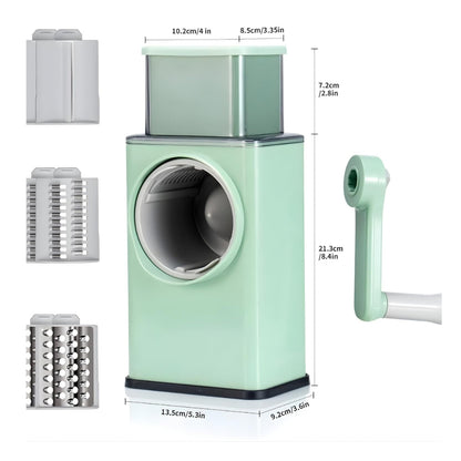 Rotary Drum Vegetable Chopper & Grater