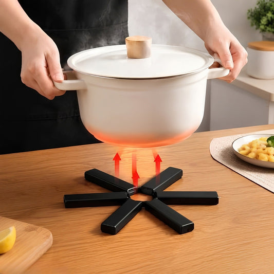 Foldable Heat-Resistant Trivet Mat