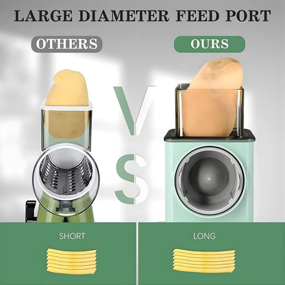 Rotary Drum Vegetable Chopper & Grater